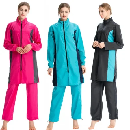Muslim Swimwear Islamic Full Cover Modesty Summer Beach Swim Wear Arab Women Beachwear Burkini Swimsuit