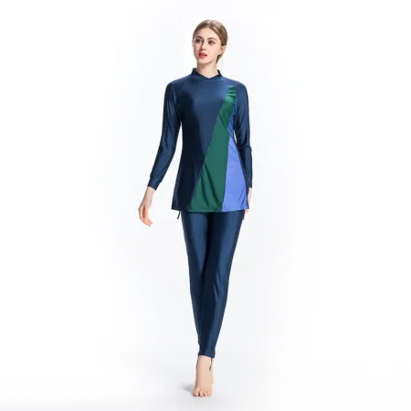 2021 Modest Women Girls Muslim Swimwear Full Cover Modest Muslim Islamic Burkinis Islamic Swimsuit Suits Plus Size