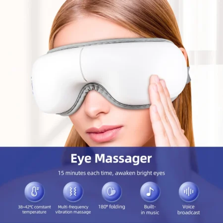 Smart Vibration Eye Massager Relax Fatigue Stress Eye Care Device for Dry Eye