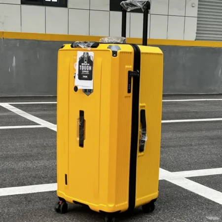 Rectangular Suitcase Large Size Lightweight Carry-on Luggage with Five Wheels PC Trolley Case Travel Bag Anti-Fall Unisex