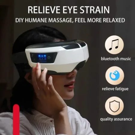 2025 Eye Massage Device Charging Massage Device Air Pressure Hot Apply Bluetooth Deep Relaxation Protector Intelligent Glasses