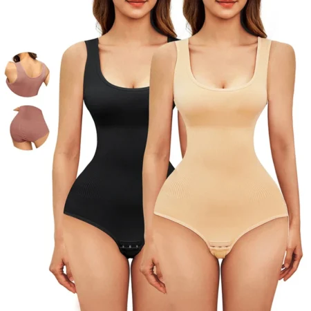 Shapers Women Bodysuit Tummy Control Shapewear Slimming Bodyshaper Fashion Tanks Sexy Female Slimming Bodysuit