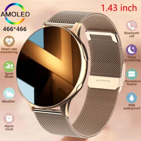 2025 Popular Amazfit Bluetooth Call Smart Watch Women Watches GPS Sports Fitness Tracker Heart Rate Health monitoring Smartwatch