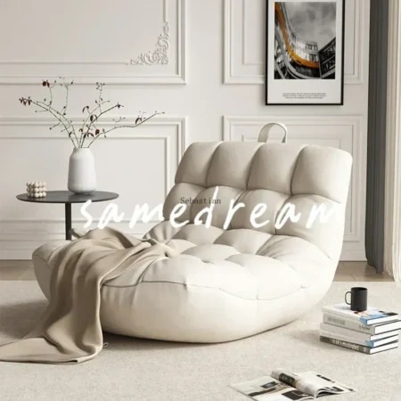 Solo Sofa Lazy Couch Tatami Living Room Bedroom Lovely Leisure Single Chair Rocking Chair Sofa Bed Reading Chair Balcony