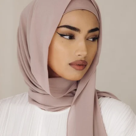 2 Piece Set Chiffon Hijab Matching Undercap Chiffon Scarf with Matching Underscarf Shawls Scarves Head Scarf Headwraps for Women