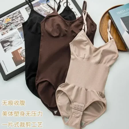 Plus Size Bodysuit Shapewear Women's Sculpting Bodysuit Body Shaping One-piece Underwear Slimming Shapewear