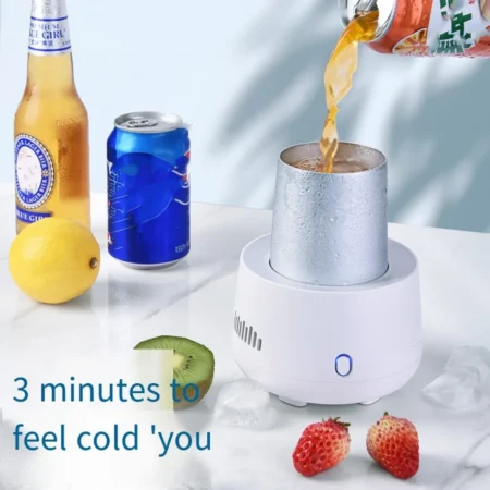 Mini Instant Electric Refrigeration Cooler USB Portable Fast Cooling Cup for Drink Food Beer Wine Beverage Car Home Fruit 미니냉장고