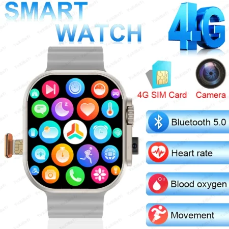 2025 4G Network Smart Watch GPS Google Play IP67 Waterproof Android IOS Take a photo SIM Card Network Smartwatch For Men Women