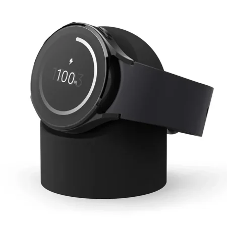Compatible With Samsung Galaxy Watch 7 6 5 4 3 Charger Stand 40 44 46mm Galaxy Watch 5Pro Charger Silicone Stand Charging Base