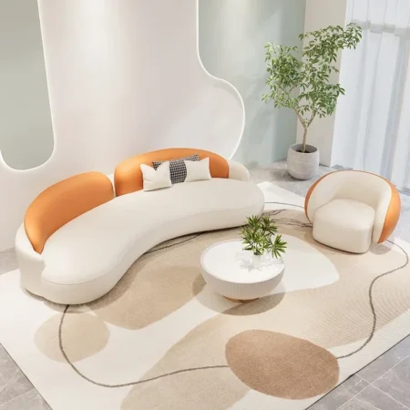Designer Individual Living Room Sofas Outdoor Nordic Modern Sponge Sofas Minimalist Smart Cloud Wood Divano Balcony Furniture