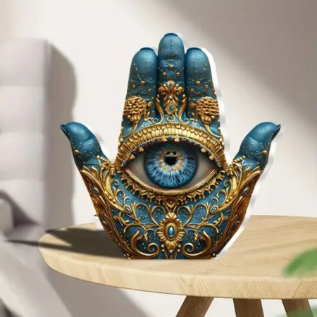 Evil Eye Hand Home Decor Palm Sculpture Evil Eye Hands Decorative Sculpture Home Decor Statue Figurine Ornament For Bookshelf