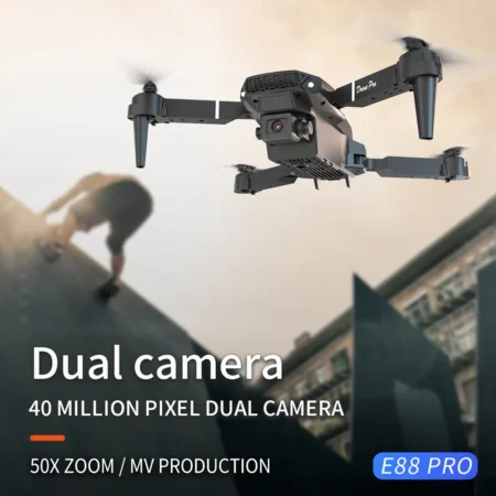 2024 New hot Quadcopter E88 WIFI FPV Drone With Wide Angle HD 4K 1080P Camera Height Hold RC Foldable Quadcopter Drones