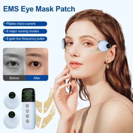 EMS Eye Mask Patch Microcurrent Eyes Lifting Eye Massager Relieves Eye Fatigue Anti-Eye Wrinkle Dark Circles Eye Bags Remover