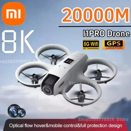 Xiaomi i1PRO Drone Professional 8K HD Camera 5G WIFI Brushless FPV UAV With screen remote control avoidance Aerial UAV RC20000M