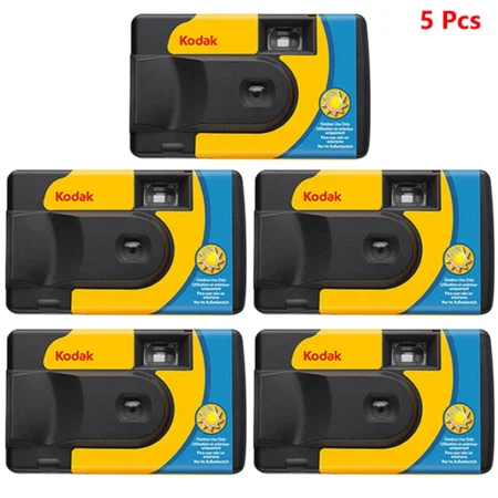 Original 1-5 Pcs Kodak 39 Photo Daylight 39 Sheets Disposable Disposable Film Camera Point-and-Point Camera Birthday Gift
