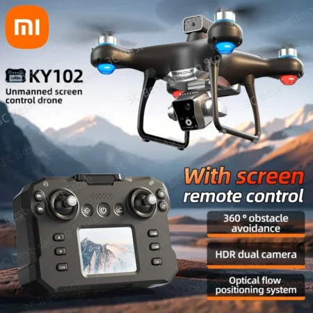 New! KY102 MAX Drone Professional HD Dual Camera Screen Controlled Brushless Obstacle Avoidance RC Quadcopter Dron Toy 10