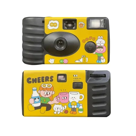 2024 New Single Use One Time Disposable Film Camera with Flash 27 Exposure Photos 31mm F11 30mm F9 ISO400 FYE Retro Camera