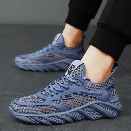 Fashion Men's Sneakers Lightweight Running Shoes 2025 Summer Mesh Brand Sneakers Breathable Casual Shoe Comfortable Men's Tennis