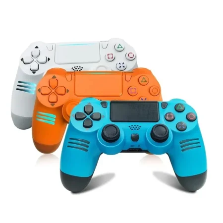 Bluetooth-Compatible Game Controller for PS4/Slim/Pro Wireless Gamepad For PC Dual Vibration Joystick For IOS/Android