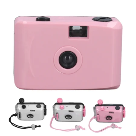 35mm Reusable Film Camera with Waterproof Case for Snorkeling with Shutter Speed 1/100s F/9 28MM Lens