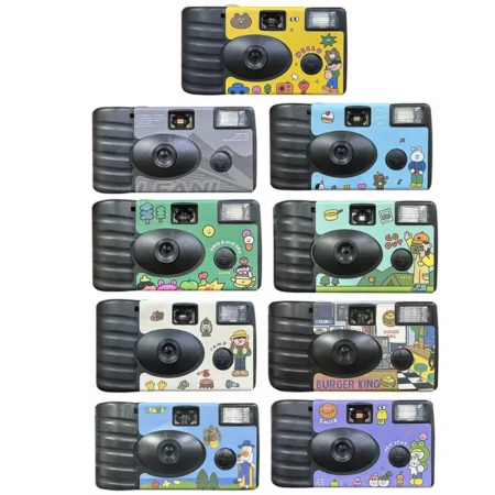 35mm Disposable Film Camera 27 Photos One Time Use Camera 200 ISO Retro Camera for Birthday Parties