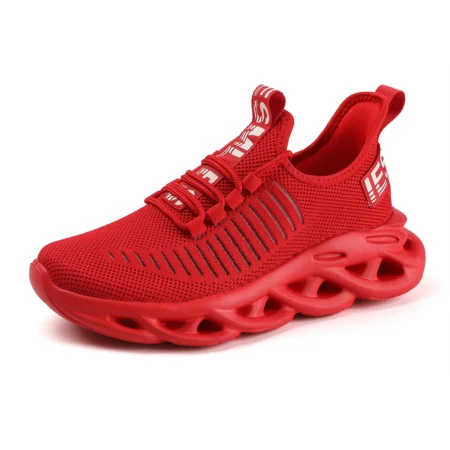 2024 Man Running Sneakers, Kids Breathable Sports Shoes For Women Light Low Top Men's Mesh Jogging Casual Shoes Large Size 28-48