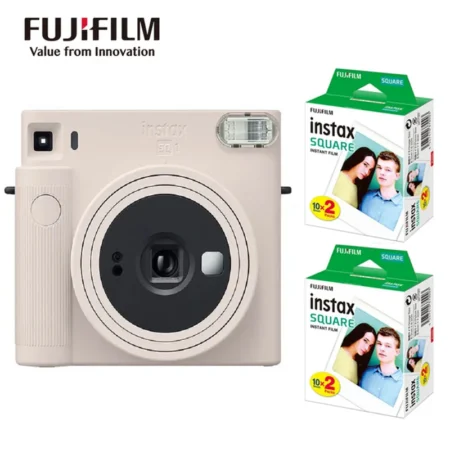 Fujifilm Instax SQUARE SQ1 Hybrid Instant Fim Photo Camera Color Blue Terracotta Orange Instant Film Optional 20/40 Square Films