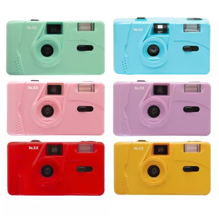Manual Reusable Film Machine Manual Reusable Camera Flash Function Retro Film Machine Gift Vintage M35 35mm