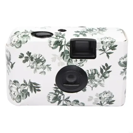 L4MA 1 Set Cartoon Disposable Camera with 17 Sheets Film Portable Single Use Once Pictures Taking Fool Optical Cameras