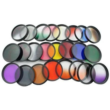 Lens filter Gradient ND Filter Full Color ND2 ND4 ND8 UV Soft Focu Star 4 6 8 For GoPro Canon Nikon Sony Camera lens accessories