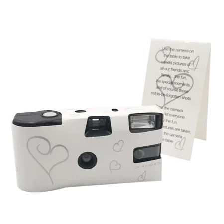 Power Flash Single Use One for Time Disposable Film Camera with Film Party Gift AUG-10D
